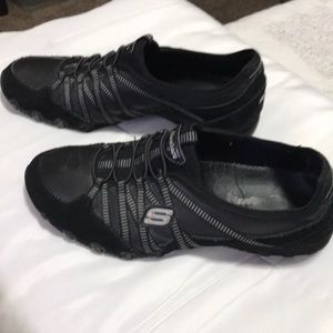 Skechers Shoes | No Tie Slip On Black 